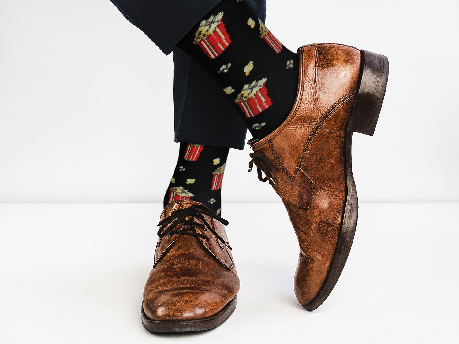 Sick Socks – Popcorn – Favorite Foods Casual Dress Socks
